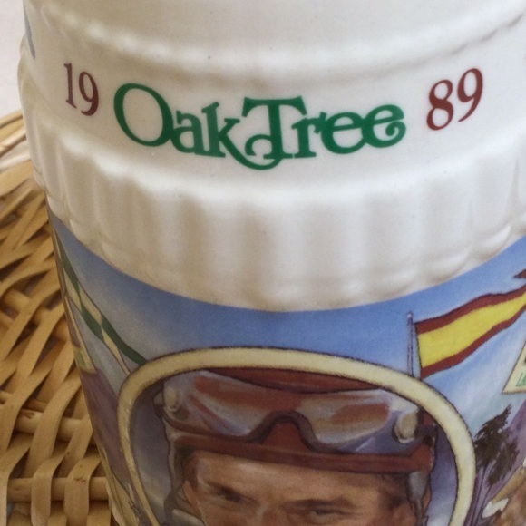 Vintage Limited Edition Stein Commemorating five All Time Leading Jockeys - Picture 3 of 10